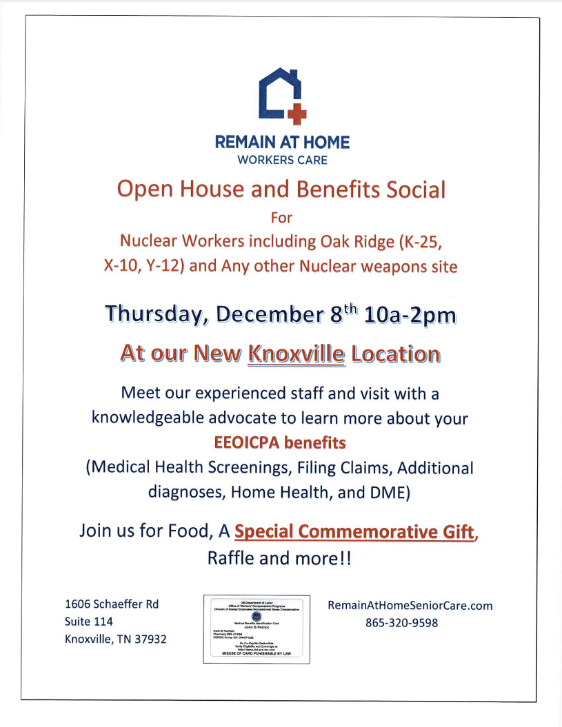 Open House and Benefits Social